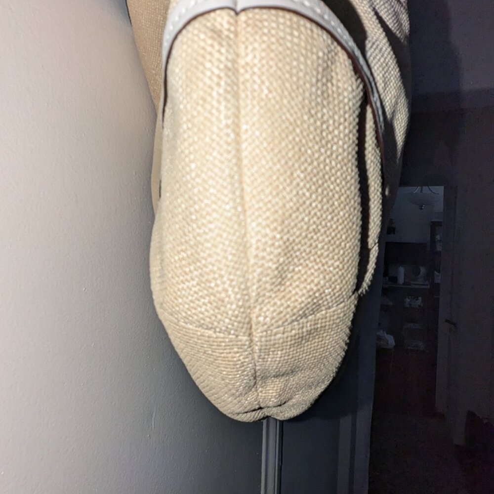 Coach Angora Straw Beige Cream BO63-4711 New Without Tags - Picture 3 of 10